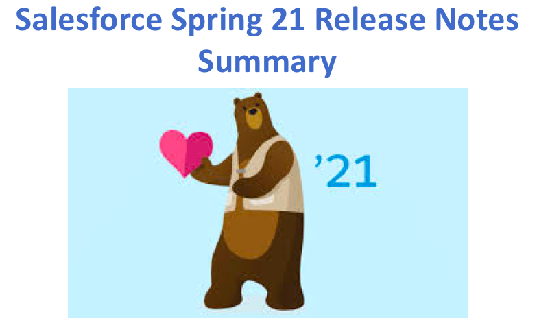Salesforce Spring 21 Release Notes Summary