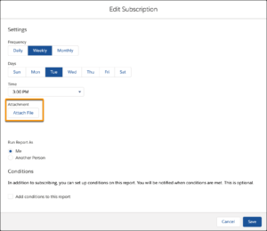 Attach .csv Files to Report Subscriptions