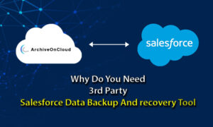 Salesforce data backup and recovery